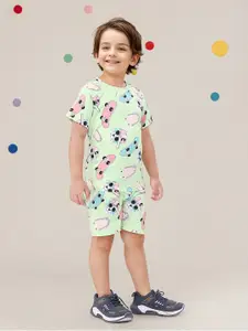 Toonyport Boys Printed T-shirt with Short