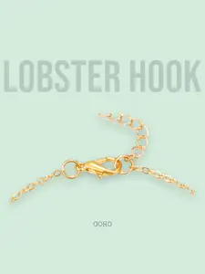 Goho Gold-Plated Butterfly Pendant with Chain