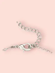 Goho Silver-Plated Dreamcatcher Shaped Pendant with Chain