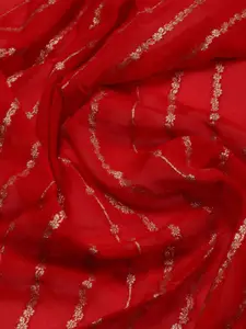 Meena Bazaar Printed Art Silk Unstitched Dress Material