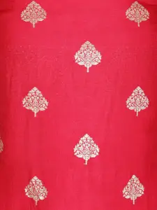 Meena Bazaar Art Silk Unstitched Dress Material