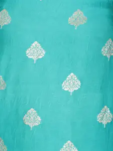 Meena Bazaar Art Silk Unstitched Dress Material