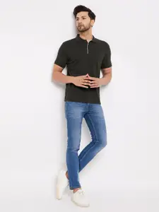 WILD WEST Short Sleeves Cotton Polo Collar T-shirt