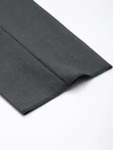 Van Heusen Men Checked Slim Fit Formal Formal Trousers