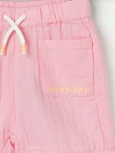 Juniors by Lifestyle Infant Boys Mid-Rise Pure Cotton Shorts