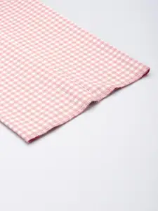 Louis Philippe Men Checked Slim Fit Formal Trousers