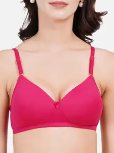 FIMS Pack Of 3 Full Coverage Lightly Padded Everyday Bras With All Day Comfort