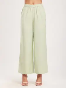 Pink Fort  Shirt Collar Pure Cotton Top With Trousers