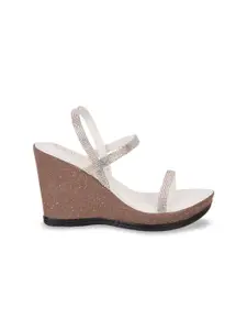 Catwalk Embellished Wedge Heels