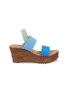 Catwalk Colourblocked Wedge Heels
