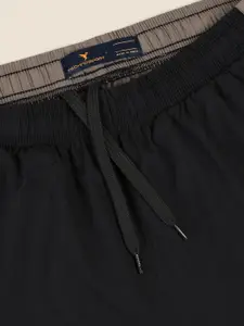 Technosport Men Slim Fit Mid-Rise Rapid-Dry Training or Gym Sports Shorts