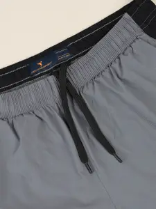 Technosport Men Slim Fit Mid-Rise Rapid-Dry Training or Gym Sports Shorts