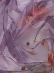 Meena Bazaar Art Silk Unstitched Dress Material