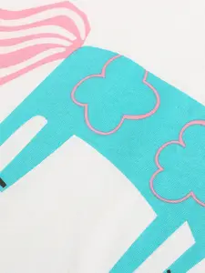 INCLUD Boys Printed Round Neck T-shirt With Shorts