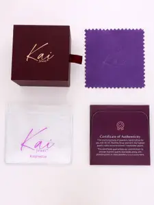 KAI JEWEL Rose Gold-Plated 92.5 Sterling Silver Wings Pendant With Chain