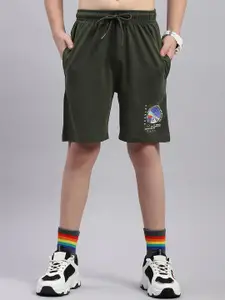 Monte Carlo Boys Printed Round Neck Half Sleeve T-shirt With Short