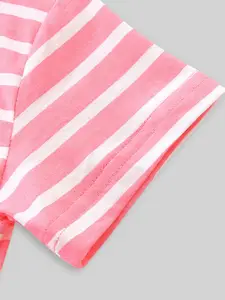 INCLUD Girls Striped Fit & Flare Dress