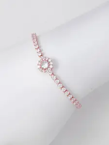 SWASHAA Rose Gold-Plated Wraparound Bracelet