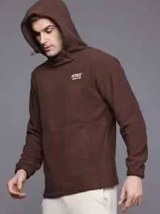 HRX by Hrithik Roshan Fleece Hooded Sweatshirt