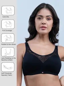 Soie Full Coverage Lightly Padded Bralette Bra-All Day Comfort