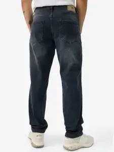 The Souled Store Men Straight Fit Light Fade Stretchable Jeans