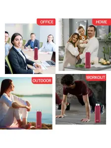 Pexpo BISTRO 6pc Fridge Water Bottle 1L Single wall Red Stainless Steel