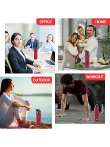 Pexpo BISTRO 5pc Sipper Cap Stainless Steel 1L Single wall Red Water Bottle