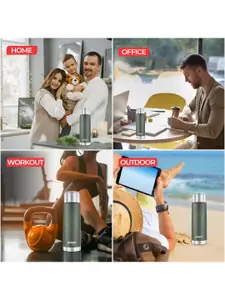 Pexpo Military Green FLEXO-ISI Certified Thermosteel Hot & Cold Flask Water Bottle 500ml