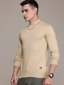 The Roadster Life Co. Turtle Neck Pure Acrylic Pullover