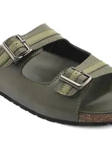 El Paso Men Buckle Detailed Comfort Sandals