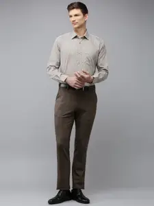 Van Heusen Opaque Printed Pure Cotton Formal Shirt