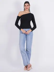 SIGHTBOMB One Shoulder Cotton Top