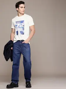 French Connection Graphic Printed Pure Cotton T-shirt