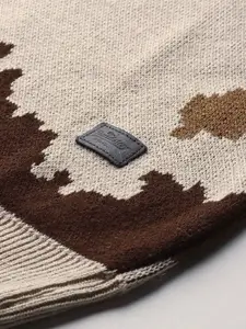 The Roadster Lifestyle Co. Abstract Knitted Pullover