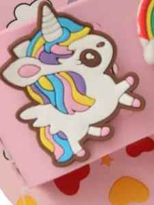 Yellow Bee Girls Printed Rubber Sliders