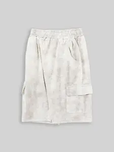 INCLUD Girls Tie & Dye Regular Fit Cargo Shorts