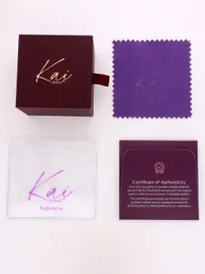 KAI JEWEL Rhodium-Plated 92.5 Sterling Silver Circular Pendants with Chains