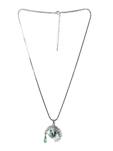 UNIVERSITY TRENDZ Gold-Plated Teardrop Shaped Pendants With Chains