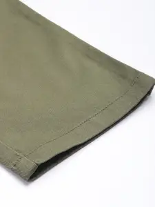 Louis Philippe Sport Men Tapered Fit Smart Casual Chinos Trousers