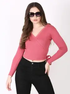 SIGHTBOMB Cotton Wrap Top