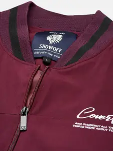 SHOWOFF Stand Collar Windcheater Bomber Jacket