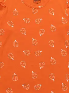 BAESD Girls Striped Pure Cotton Nightdress