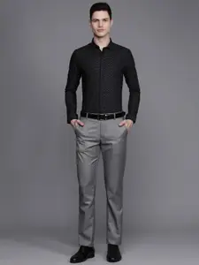 Louis Philippe Super Slim Fit Opaque Pure Cotton Formal Shirt