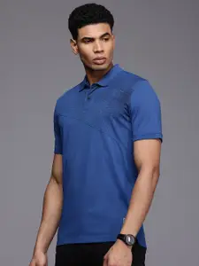 Louis Philippe Ath.Work Printed Polo Collar Slim Fit T-shirt