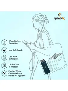 Speedex Blue Single Stainless Steel Solid Water Bottle