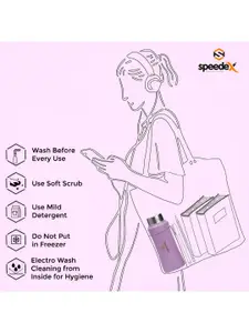 Speedex Purple Single Stainless Steel Solid Water Bottle