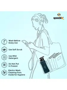 Speedex Blue & Black Stainless Steel Leak Proof Water Bottle 1 L