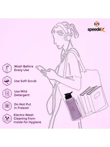 Speedex Purple Single Stainless Steel Solid Water Bottle