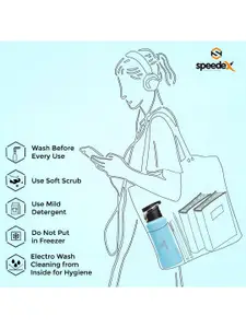Speedex Blue Single Stainless Steel Solid Water Bottle