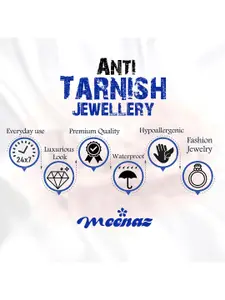 MEENAZ Men Anti Tarnish Silver-Plated Bangle-Style Bracelet